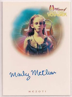 Star Trek Women Of Voyager HoloFEX Autograph Card A9 Marley McLean Mezoti $18.88