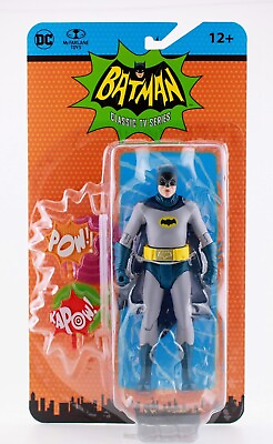 #ad Mcfarlane Toys Batman Classic TV Series Batman w POW Adam West Figure $19.99