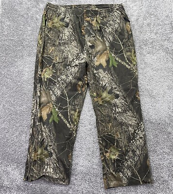 #ad Cabelas Pants Mens 3XL Reg Camo Dry Plus Mossy Oak Waterproof Breathable Hunting $39.99