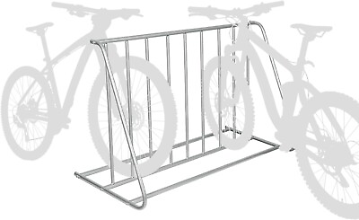 #ad #ad Large Silver Metal Double Sided Grid Bike Rack Stand Bicycle Storage Holder $169.99