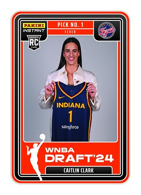 #ad 2024 Panini Instant WNBA Draft #1 Caitlin Clark Indiana Fever RC PRESALE $8.49