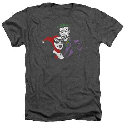 #ad Batman Joker amp; Harley Men#x27;s Heather T Shirt $29.00