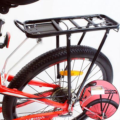 #ad Rear Bike Rack with Luggage Clip Bike Rear Rack for Non Disc Brake Mount Bi... $45.56