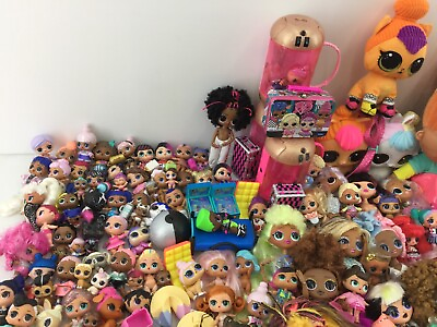 #ad #ad HUGE LOT 34 lbs LOL OMG Surprise Fashion Dolls Lil Sisters MGA Toys Accessories $187.00