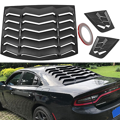 Rear and Side Window Louvers Fit for Dodge Charger 2011 2021 GT Lambo Style $179.99