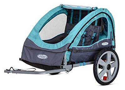 #ad Bike Trailer for Toddlers Kids Single and 2 In 1 Double Seat Light Blue $265.92