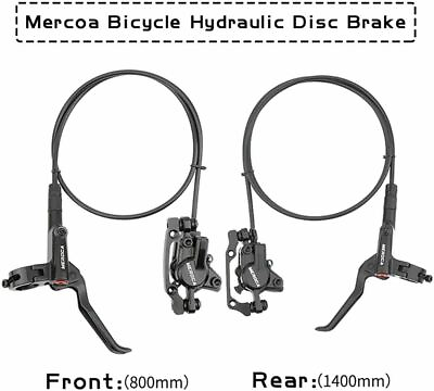 #ad #ad New MTB Road bike HD M800 integrated oil universal brake hydraulic caliper AU $71.16