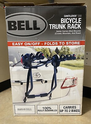 #ad #ad Bell Cantilever 200 2 Bike Trunk Rack Black $37.59