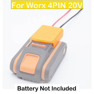 #ad Power Wheels Adapter For Worx 4PIN 20V Battery Converter Connector DIY Truck NEW $12.79