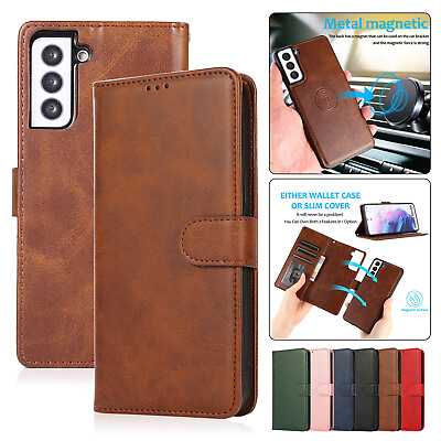 Leather Detachable Wallet Case For Samsung S22 Ultra S21 S20 FE 5G Note20 10 98 $12.38