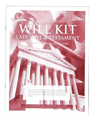 Do It Yourself Will Kit  $18.18