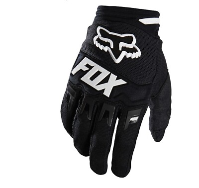 Fox Racing Off Road Dirt Bike Men Gloves Full Finger ATV Mountain Bike Black $16.00