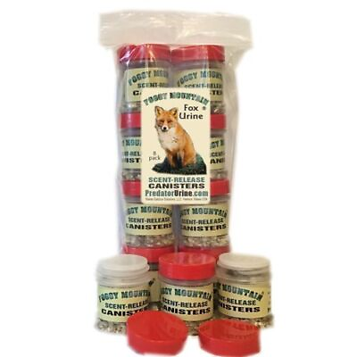 #ad Foggy Mountain Fox Urine Scent Release Canisters 8pk $37.00
