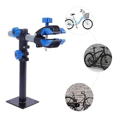 #ad Bicycle Repair Stand Wall Adjustable Load 40 Kg For Mountain Bike Road Folding $64.99