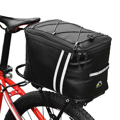 #ad Resistant Bike Rack Bag with Thermal Insulation Compartment J2V9 $20.98