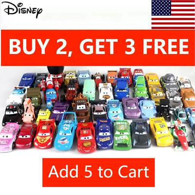#ad Disney Pixar Cars Lightning McQueen 1:55 Diecast Metal Model Car Toy Gift Kids $33.99