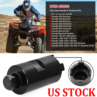 #ad For Honda 4 Stroke ATV Swing Arm Lock Nut Tool Set TRX300 Foreman 07908 4690003 $17.99