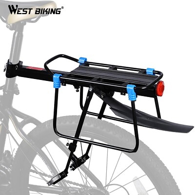 #ad WEST BIKING MTB Bike Cargo Rack Quick Release Luggage Carrier Holder With Fender $30.57