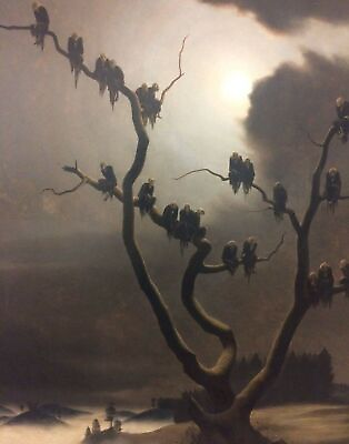 #ad #ad Ghosts on a Tree by Franz Sedlacek art painting print $89.99