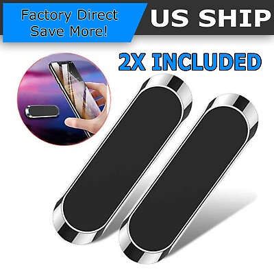 2 Pack Magnetic Phone Holder Car Dashboard Mount Stand For Samsung Galaxy iPhone $4.99