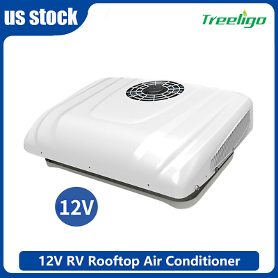 #ad 12V Powerful RV Rooftop Air Conditioner Cool For RV Camper VanCaravan 13500BTU $889.99