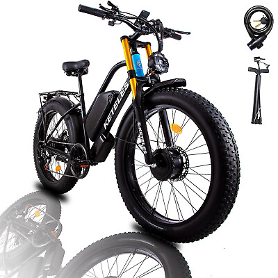 #ad KETELES 2000W 26quot; Fat Tire XF4000 E Bike for Adults 48V 23Ah Mountain Bicycle US $1200.11
