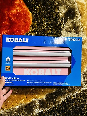 #ad Kobalt Mini 2 Drawer Steel Tool Box Pink 54422 25th Anniversary Fast Ship💖 $36.99