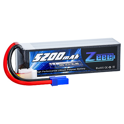 #ad #ad Zeee 18.5V 100C 5200mAh 5S Lipo Battery EC5 for RC Airplane Helicopter Quad Car $56.99