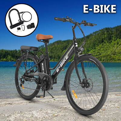 #ad #ad 26quot; 500W 36V Electric Ebike City Bicycle for Adults Commuter Bike 40Mi 20MPh $493.99