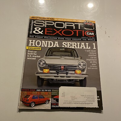 #ad 2017 February Sports And Exotic Car Magazine Honda Serial 1 MH510 $21.99