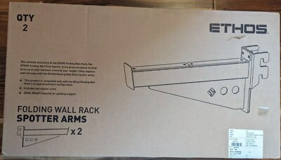 #ad #ad ETHOS Folding Wall Rack Spotter Arms Brand New In Box SHIPS ASAP $49.90