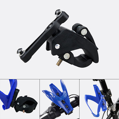 Bike Bicycle Water Bottle Cage Holder Clamp Clip Handlebar Bracket Cycling Mount $4.98