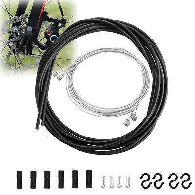 For Mountain Bike Bikes Bicycle Complete Front amp; Rear Wire Gear Brake Cable Set $9.99
