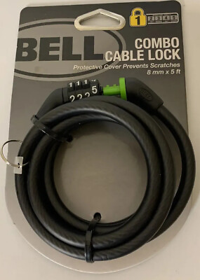 #ad New Bell Combo Cable Bike Lock $12.60
