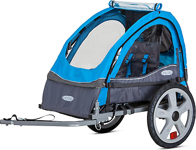 #ad Instep Bike Trailer for Toddlers Kids Single and Double Seat 2 In 1 Canopy $258.49