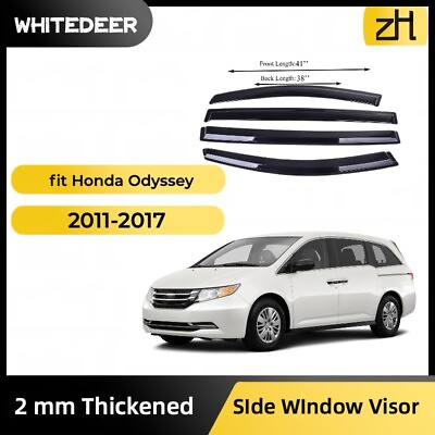 #ad Fits for Honda Odyssey 11 17 Side Window Visor Sun Rain Deflector Guard $30.99