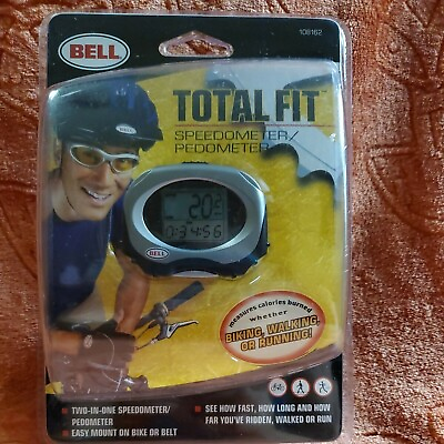 #ad Bell Total Fit  Speedometer Bike Run or Walk Calorie distance speed time $10.99