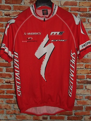 #ad Specialized Bike Cycling Jersey Shirt Maillot Cyclism Size $25.69