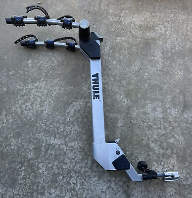 #ad Thule Helium 3 Bicycle Rack For Truck Car Or SUV Silver black Cycle Folding $100.00