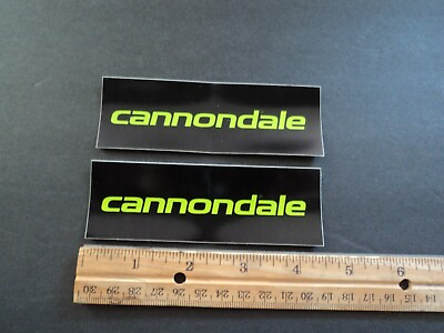 #ad Lot Of 2 Cannondale Bike Bicycle Cycling Racing Decals Stickers Road Bike Parts $4.50