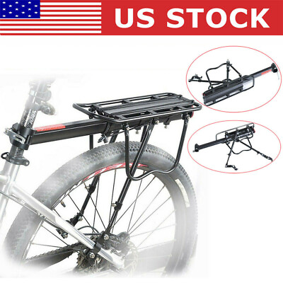 #ad #ad Heavy Duty Large Back Rear Rack Bike MTB Bicycle Seat Holder Cargo Carrier Mount $26.64