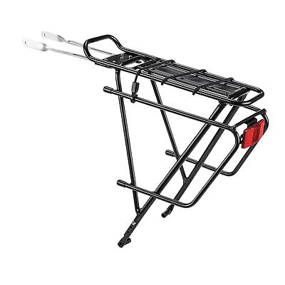 #ad #ad Bike Cargo Rack Easy to Install with Reflector Bicycle Touring Carrier for $42.23
