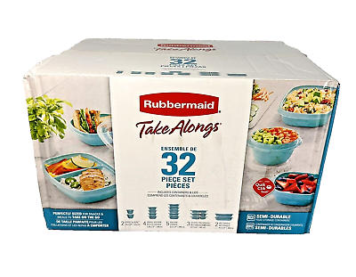#ad Rubbermaid Take Alongs 32 Pieces Set Includes Containers amp; Lids BPN Free NEW $8.99