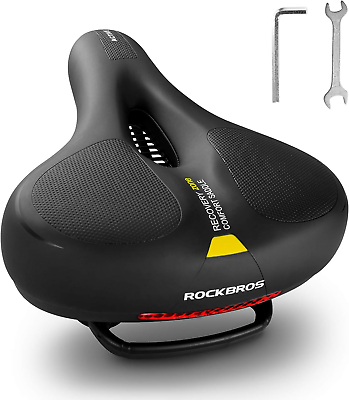 #ad ROCKBROS Bike Seat Comfort Bike Saddle Mountain Bicycle Accessories for Men Wome $27.31