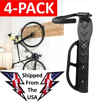 4 PCS Bicycle Bike Wall Mount Hook Hanger Garage Storage Holder Hook Rack Stand $29.99