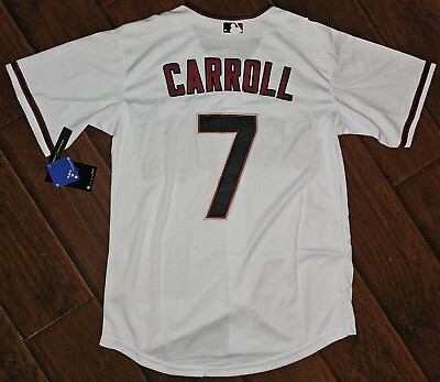#ad NWT Arizona Diamondbacks #7 Corbin Carroll Jersey Size Mens Small S $55.99