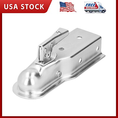 Adjustable Trailer Coupler For 2in Hitch Ball With 3in Channel Width 3500LBS $14.39