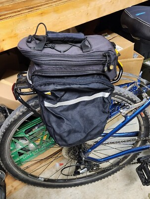 #ad Topeak TA2126B Explorer MTX 2.0 Rear Bike Rack QuickTrack amp; Trunk Bag Panniers $116.99