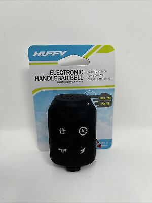 #ad HUFFY Electronic Handlebar Bell Bicycle Series Makes 4 Fun Sounds WATCH DEMO $11.66