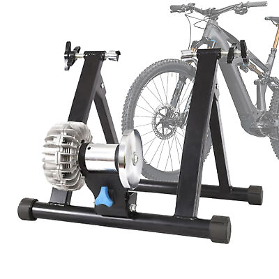 #ad Bike Trainer Stand For Riding Portable Foldable Magnetic Stainless Steel Trainer $163.91